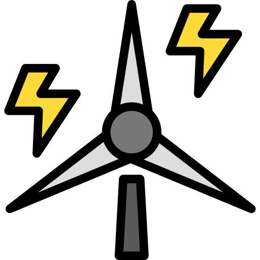 eolische energie Darius Dan Lineal Color icon