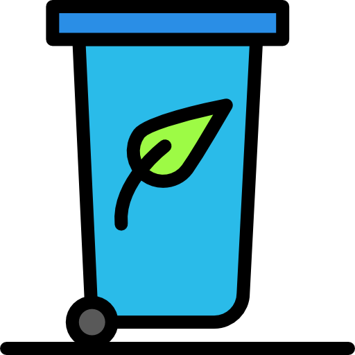 Recycling bin Darius Dan Lineal Color icon