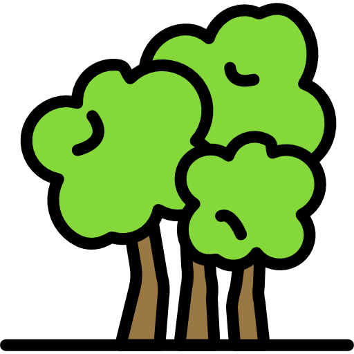 arbre Darius Dan Lineal Color Icône