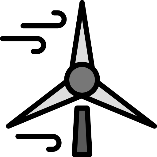 Énergie éolienne Darius Dan Lineal Color Icône