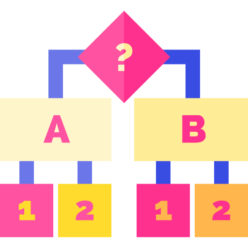 algorithmus Basic Straight Flat icon