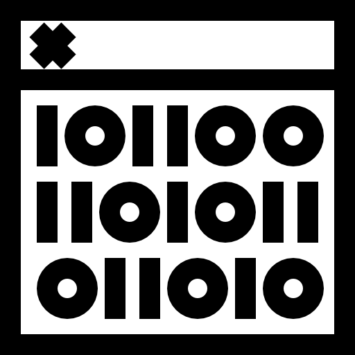 file binario Basic Straight Lineal icona