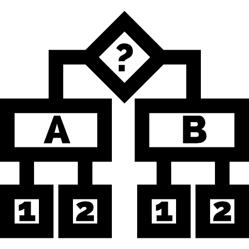 algoritme Basic Straight Lineal icoon