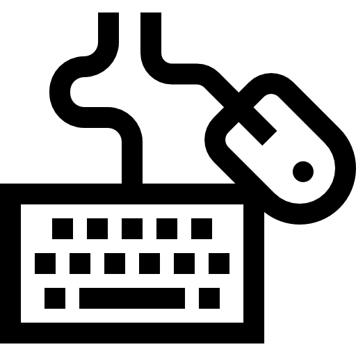 키보드 및 마우스 Basic Straight Lineal icon