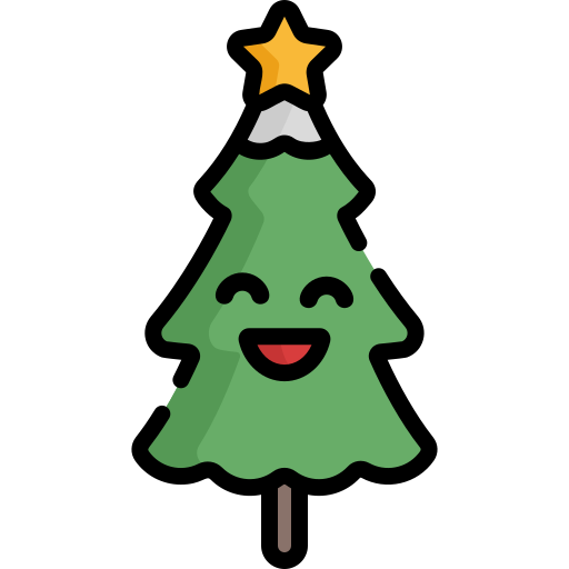 Рождественская елка Special Lineal color иконка