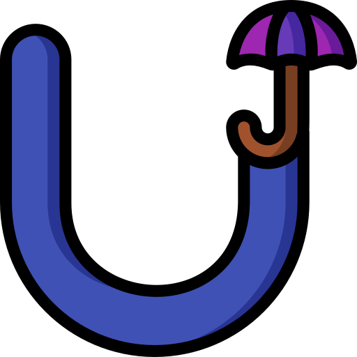 Letter u Basic Miscellany Lineal Color icon