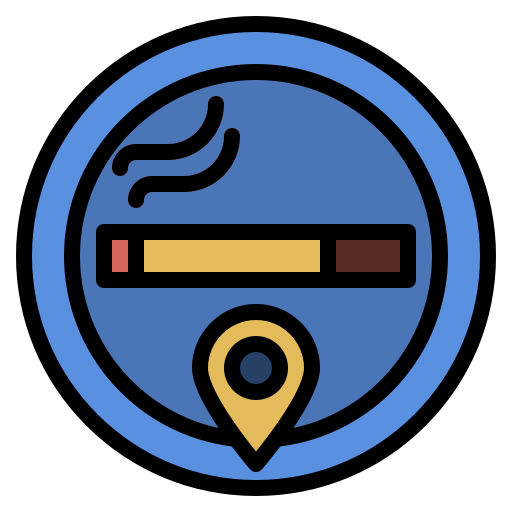 Smoking area Generic Outline Color icon