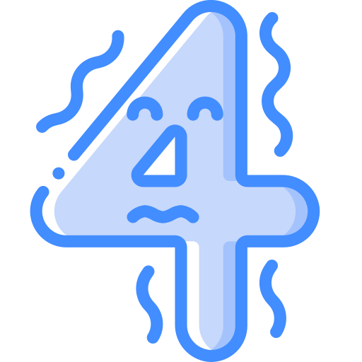 nummer 4 Basic Miscellany Blue icon