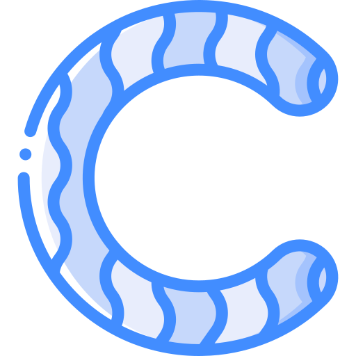 litera c Basic Miscellany Blue ikona
