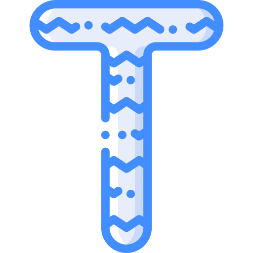 letra t Basic Miscellany Blue icono