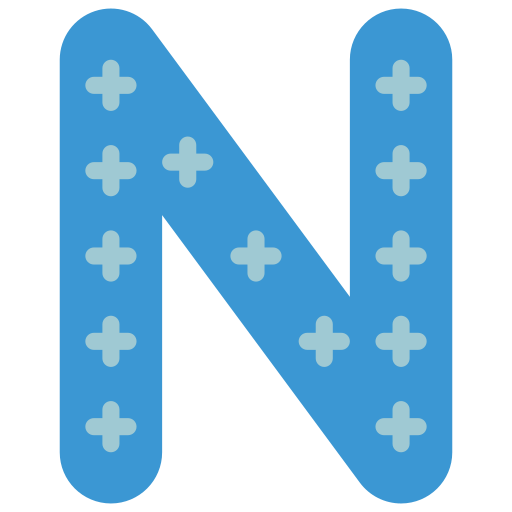 Letter n Basic Miscellany Flat icon
