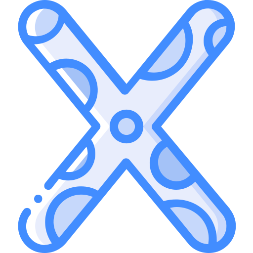 lettera x Basic Miscellany Blue icona