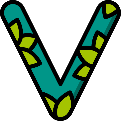 Letter v Basic Miscellany Lineal Color icon