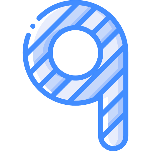 nummer 9 Basic Miscellany Blue icon