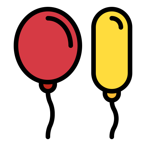 Надувные шары Generic Outline Color иконка