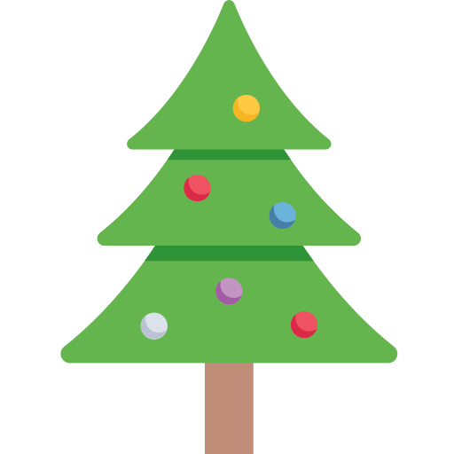クリスマスツリー Dinosoft Flat icon