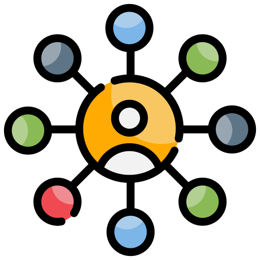 소셜 네트워크 Generic Outline Color icon