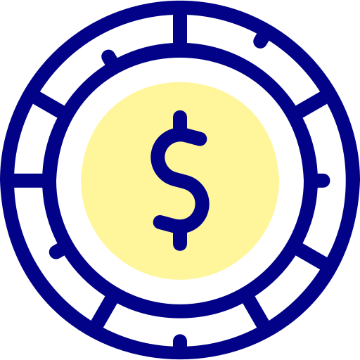 Dollar Detailed Mixed Lineal color icon