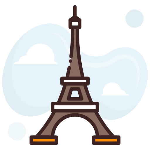 torre eiffel Generic Rounded Shapes icona