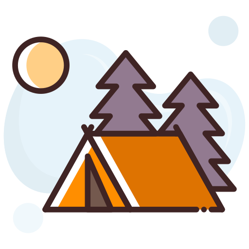 Tent Generic Rounded Shapes icon