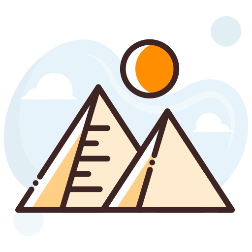 Egypt pyramid Generic Rounded Shapes icon