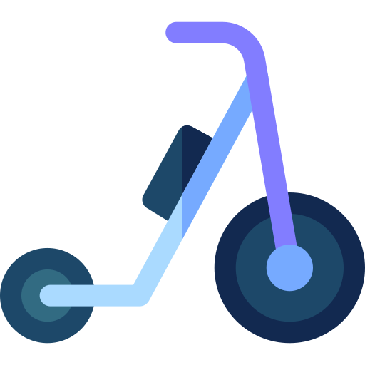 rower trójkołowy Basic Rounded Flat ikona