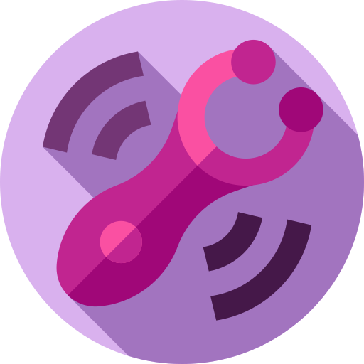 Vibrator Flat Circular Flat icon