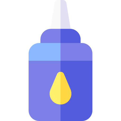 Glue Basic Rounded Flat icon