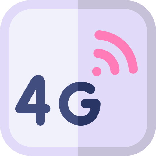 4g Basic Rounded Flat icon