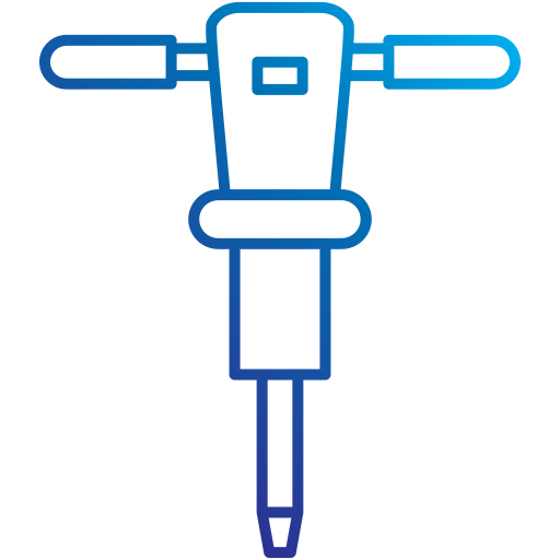 Отбойный молоток Generic Gradient иконка