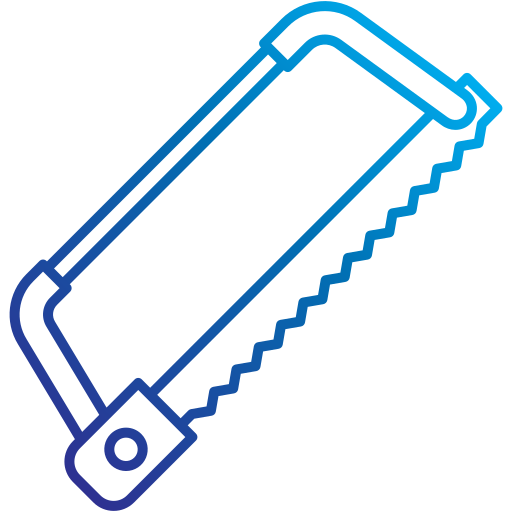 sierra de corte Generic Gradient icono