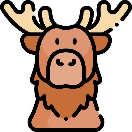 Moose Generic Outline Color icon