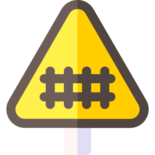 señal de tráfico Basic Rounded Flat icono