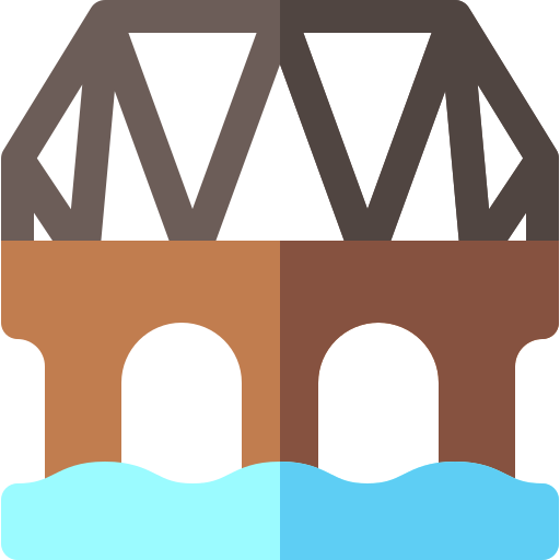 puente Basic Rounded Flat icono
