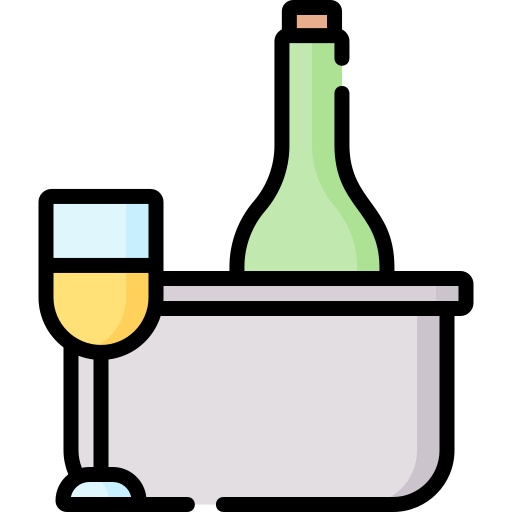 Champagne glass Special Lineal color icon
