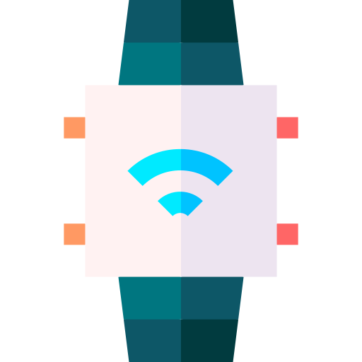 smartwatch Basic Straight Flat icoon