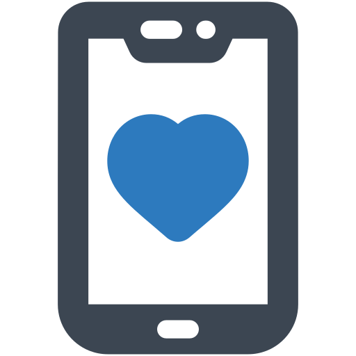 Dating app Generic Blue icon