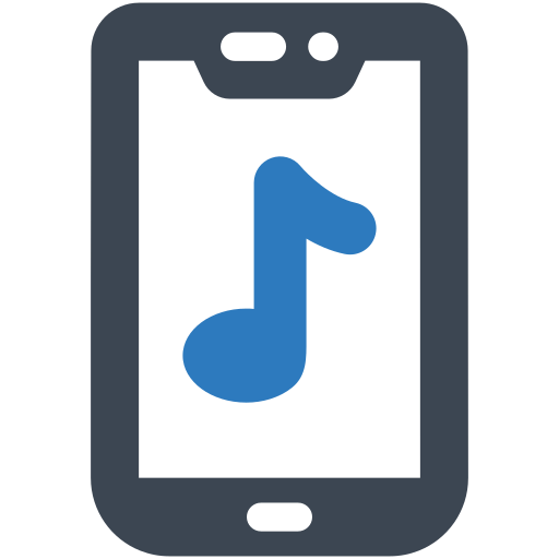 téléphone mobile Generic Blue Icône