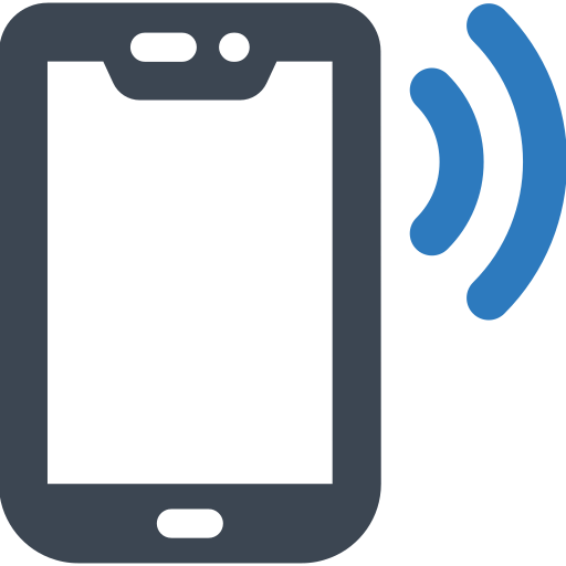 Phone ringing Generic Blue icon