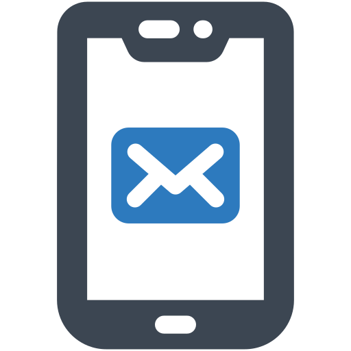 Mobile mail Generic Blue icon