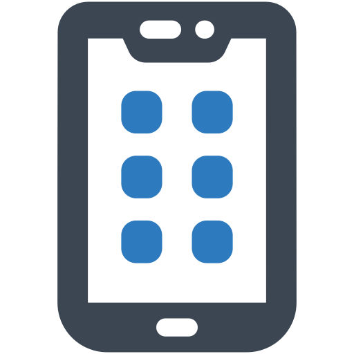 application mobile Generic Blue Icône
