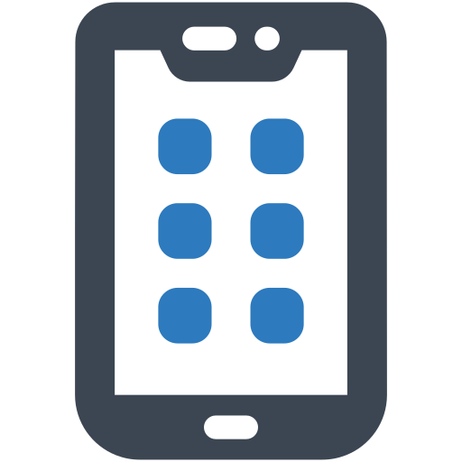 Mobile app Generic Blue icon