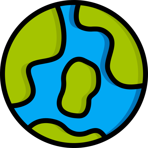 Earth Basic Miscellany Lineal Color icon
