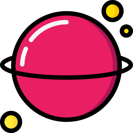 행성 Basic Miscellany Lineal Color icon