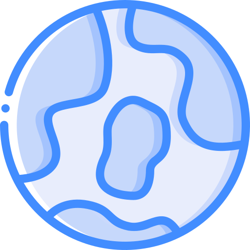 земной шар Basic Miscellany Blue иконка