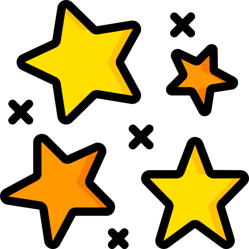 estrellas Basic Miscellany Lineal Color icono