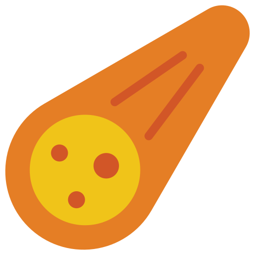 meteor Basic Miscellany Flat icon