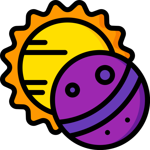 태양 Basic Miscellany Lineal Color icon