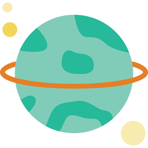 pianeta Basic Miscellany Flat icona