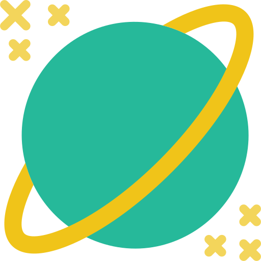 Planet Basic Miscellany Flat icon